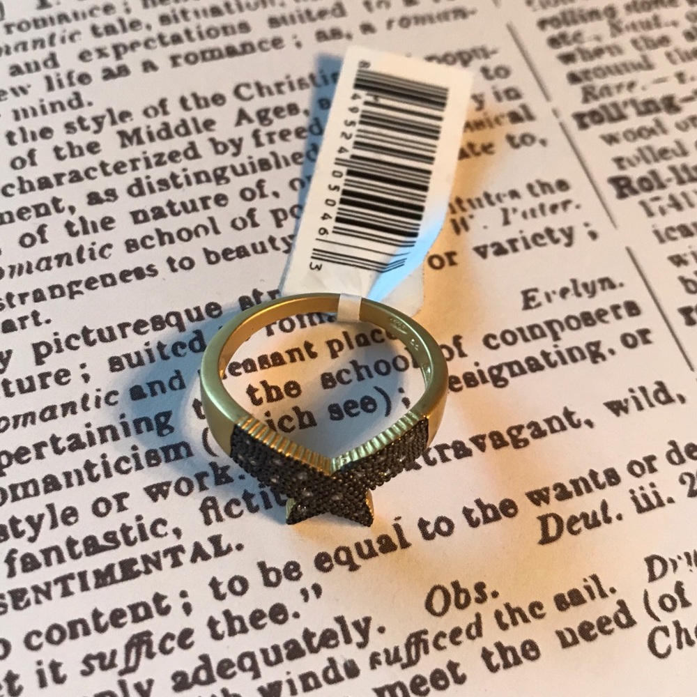 Freida Rothman Indigo Armour Pointed Ring - Picture 5 of 8